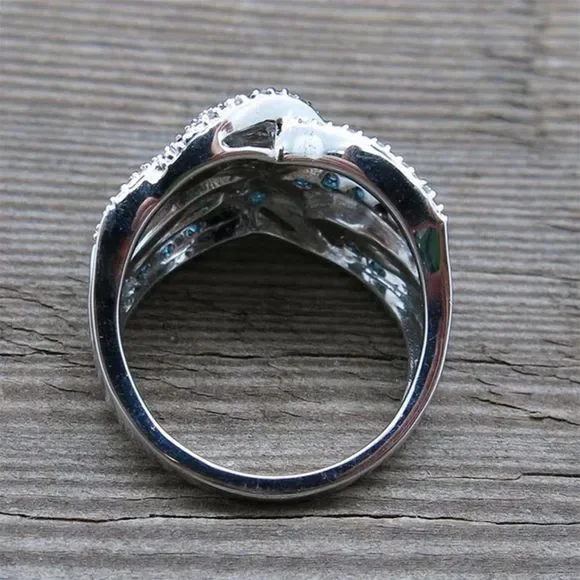 Anna BRIDAL WEDDING ENGAGEDMENT RING - Picture 2 of 4